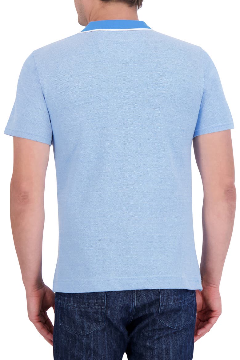 Calmere Tipped Polo, Alternate, color, BRIGHT BLUE