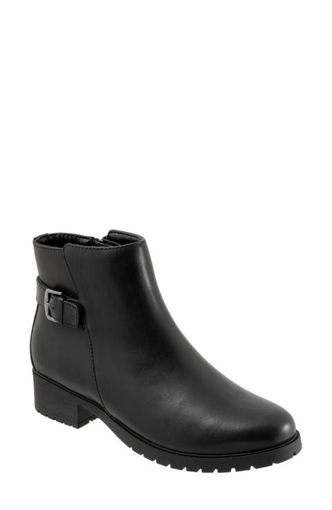 Marigold Waterproof Leather Ankle Bootie (Women)