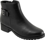 SoftWalk® Marigold Waterproof Leather Ankle Bootie