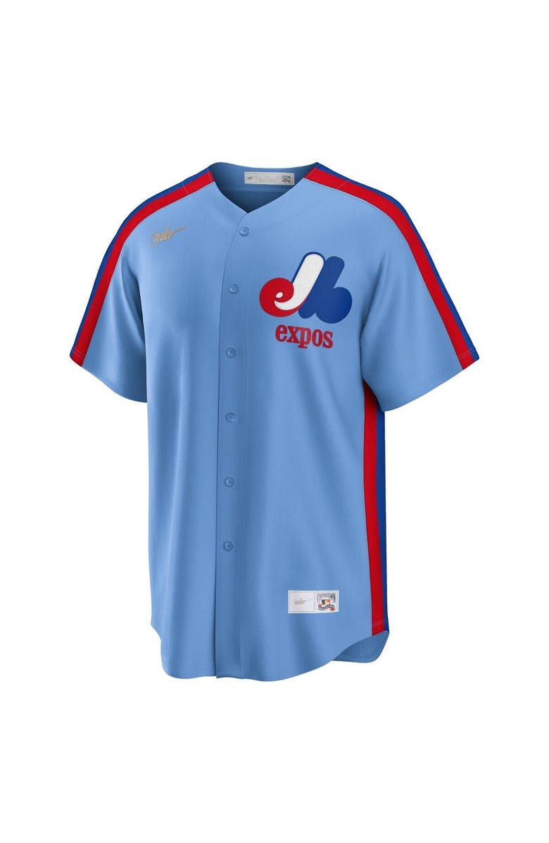 Nike Men's Nike Vladimir Guerrero Powder Blue Montreal Expos Road Cooperstown Collection Player Jersey, Alternate, color, 
