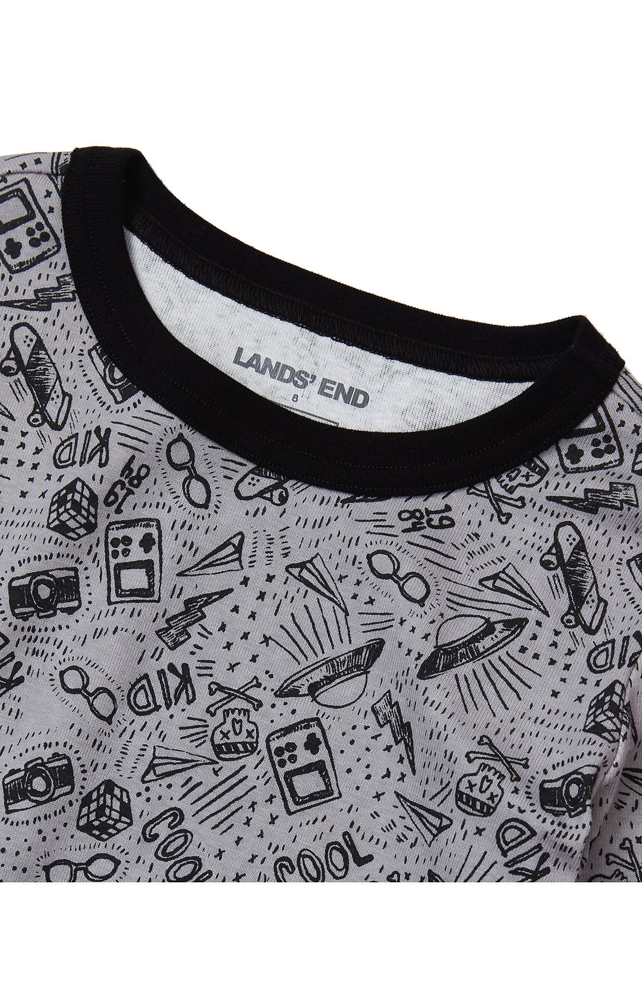 Lands' End Kids Pattern Snug Fit Pajama Set | Nordstrom