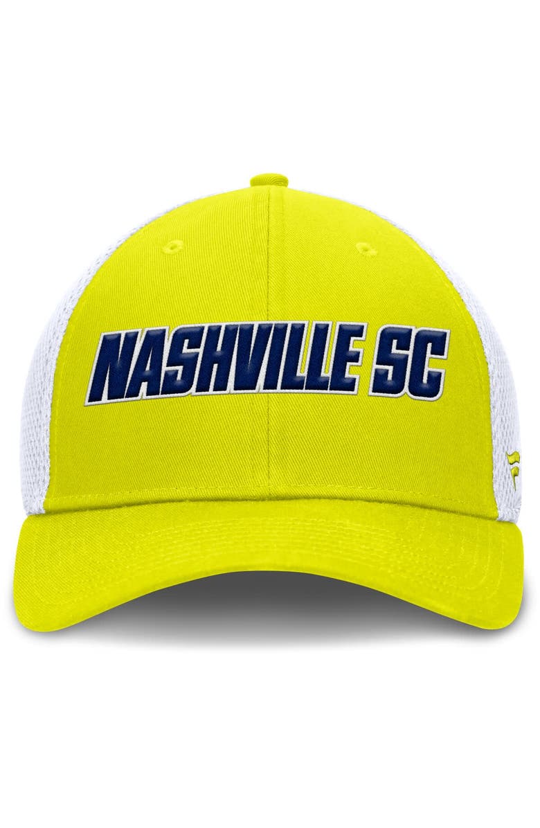 FANATICS Men's Fanatics Yellow Nashville SC Rocket Flex Hat, Alternate, color, Yellow