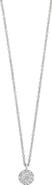 Bony Levy 18K White Gold Diamond Circle Pendant Necklace - 0.12 ctw