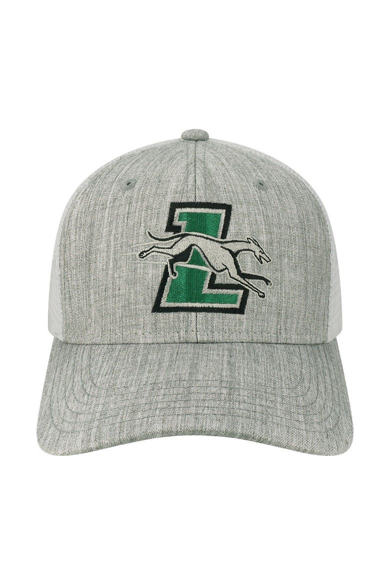 Men's Legacy Athletic Heather Gray/White Loyola Greyhounds The Champ Trucker Snapback Hat, Alternate, color, Heather Gray