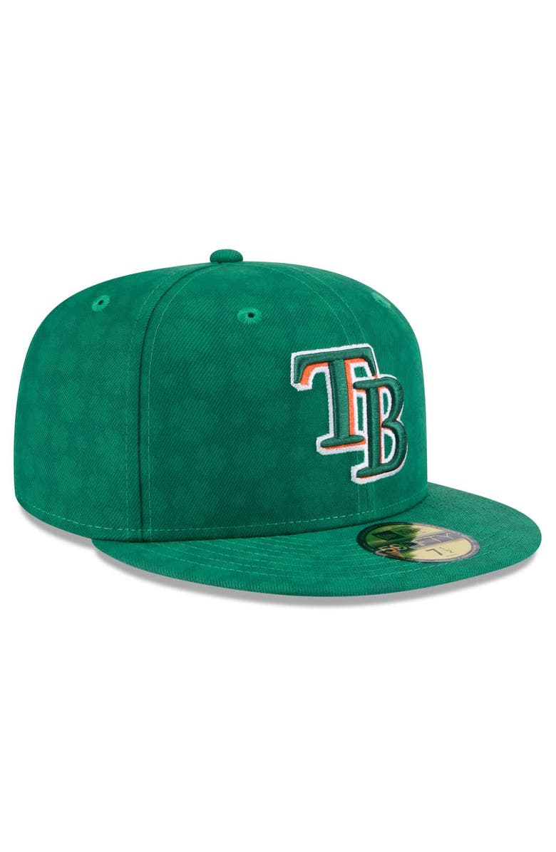 New Era Men's New Era Kelly Green Tampa Bay Rays St. Patrick's Day 59FIFTY Fitted Hat, Alternate, color, 