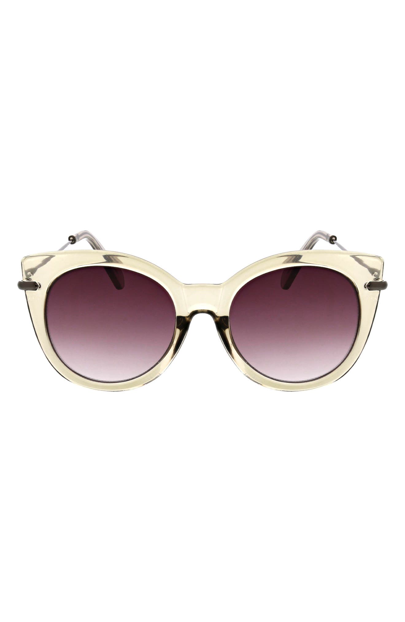 53mm Round Cat Eye Sunglasses