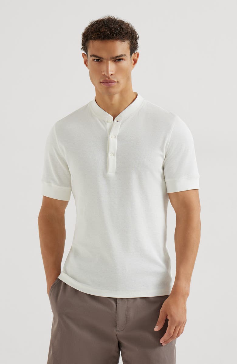 Brunello Cucinelli Cotton jersey T-shirt, Alternate, color, Off-White