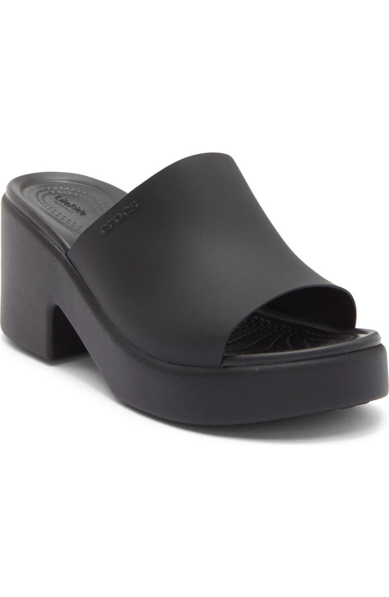 CROCS Brooklyn Slide Sandal, Main, color, Black/Black