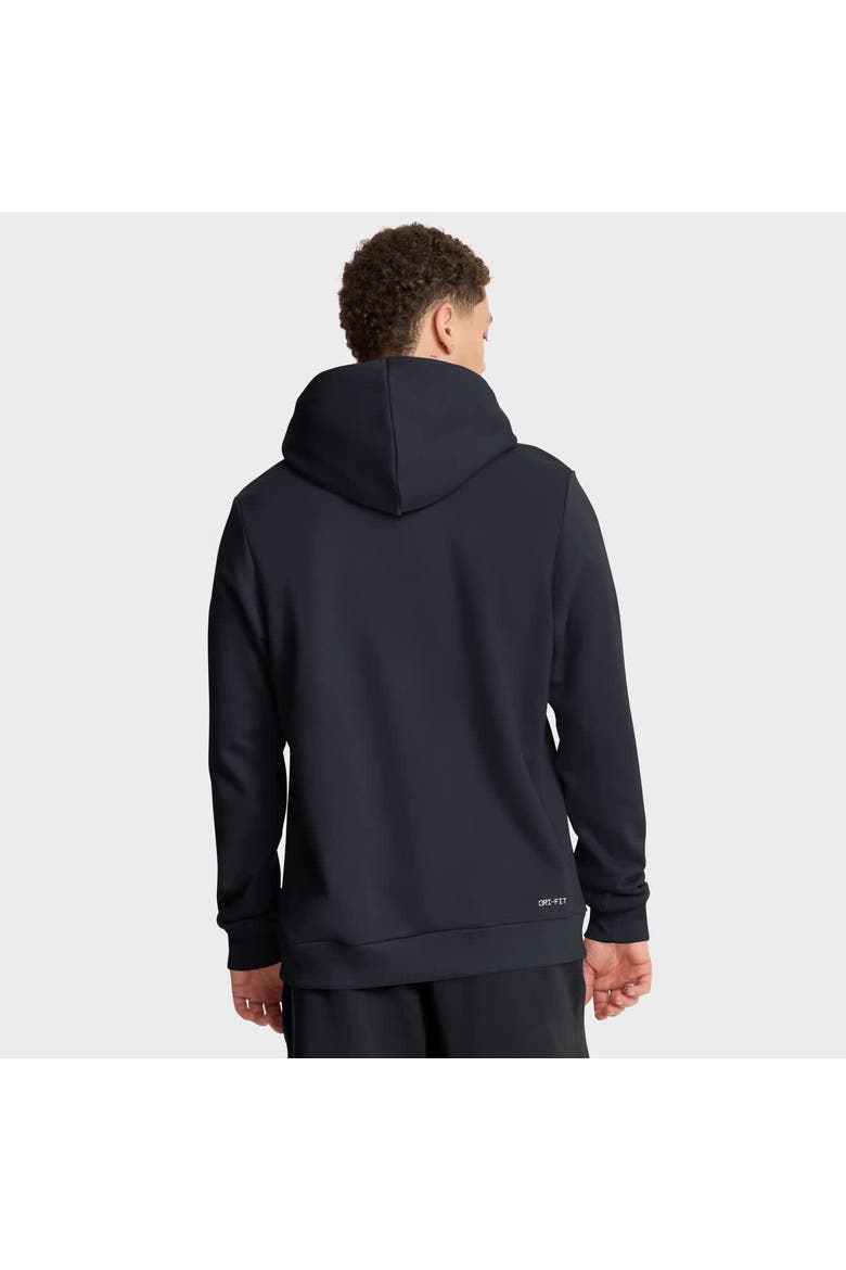 Men's Jordan Brand Navy Michigan Wolverines 2025 Sideline Standard Issue Dri-FIT Hoodie, Alternate, color, Navy