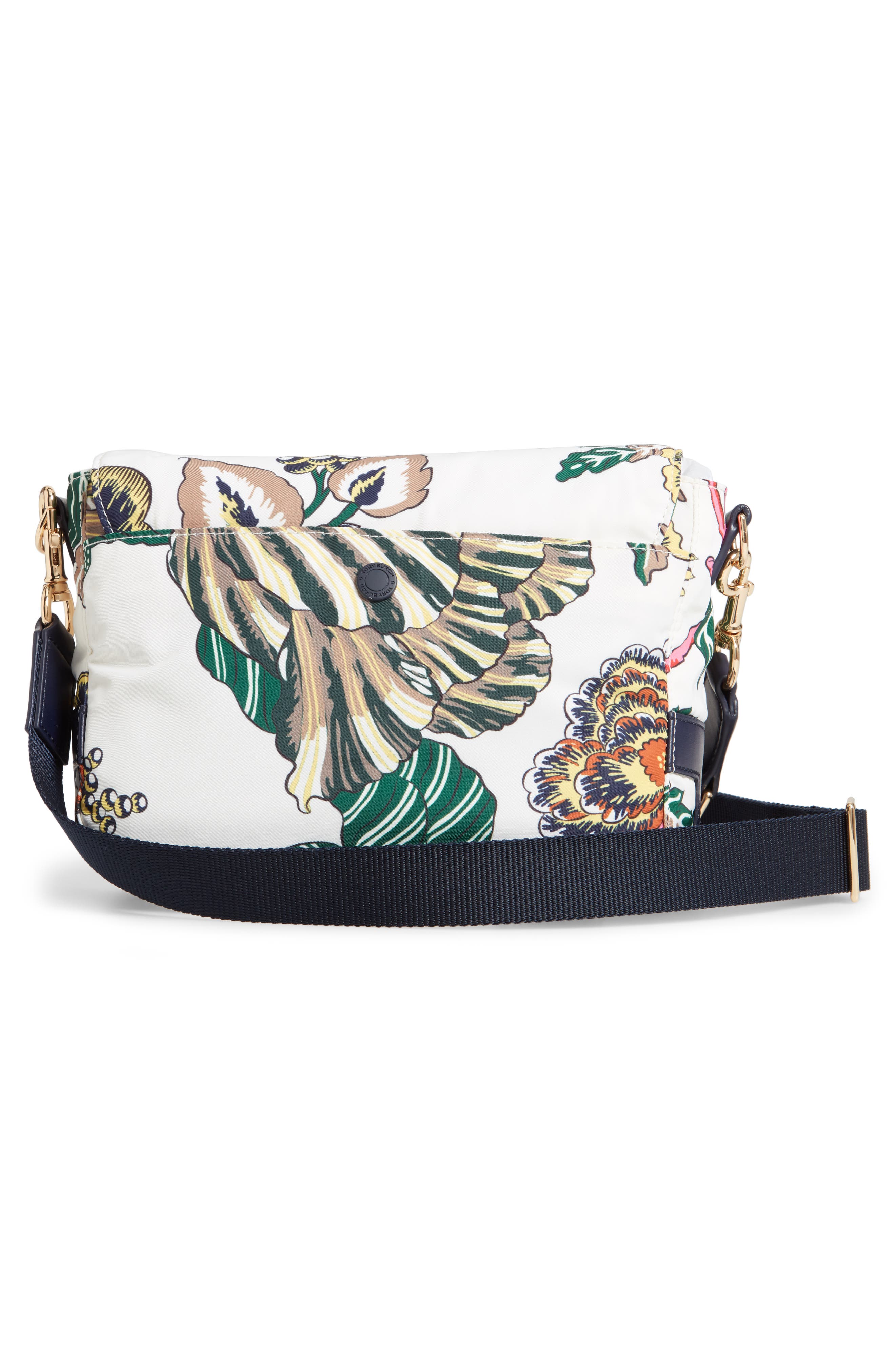 Tory Burch Tilda Printed Nylon Crossbody Bag, Alternate, color, 