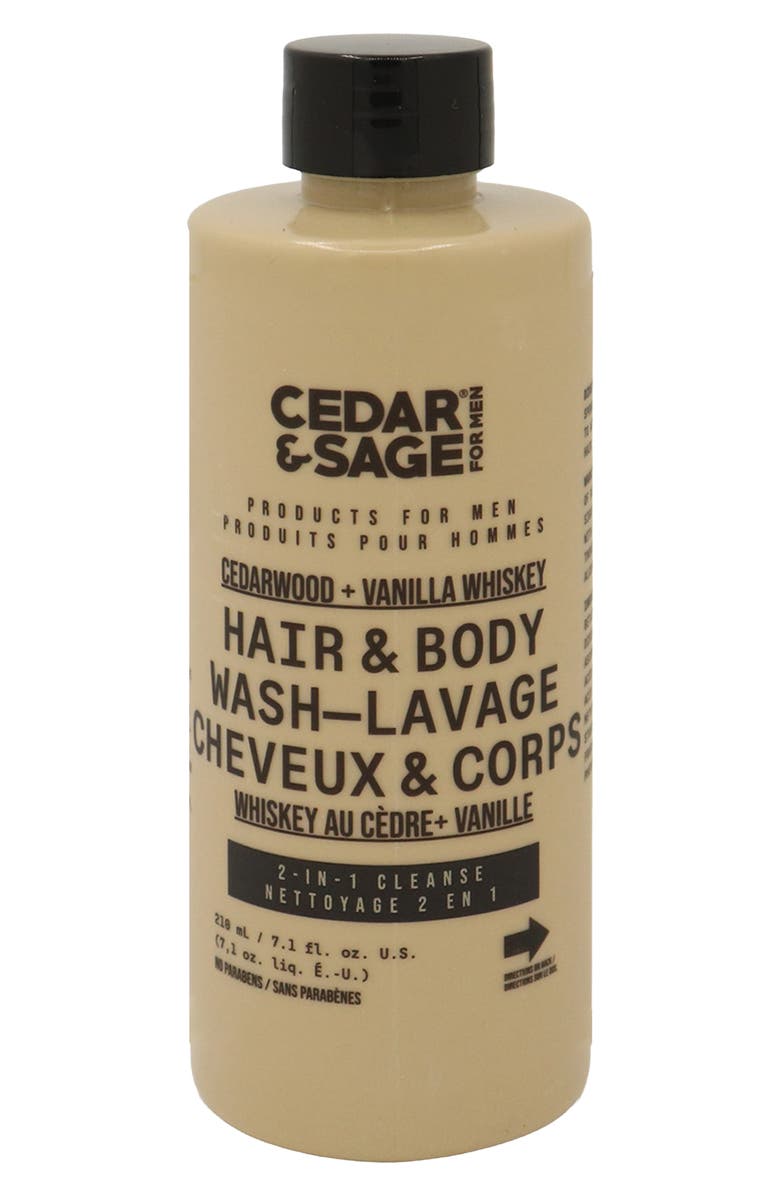 DANIELLE Cedar & Sage 6-Piece Face & Body Bath Gift Set, Alternate, color, Green