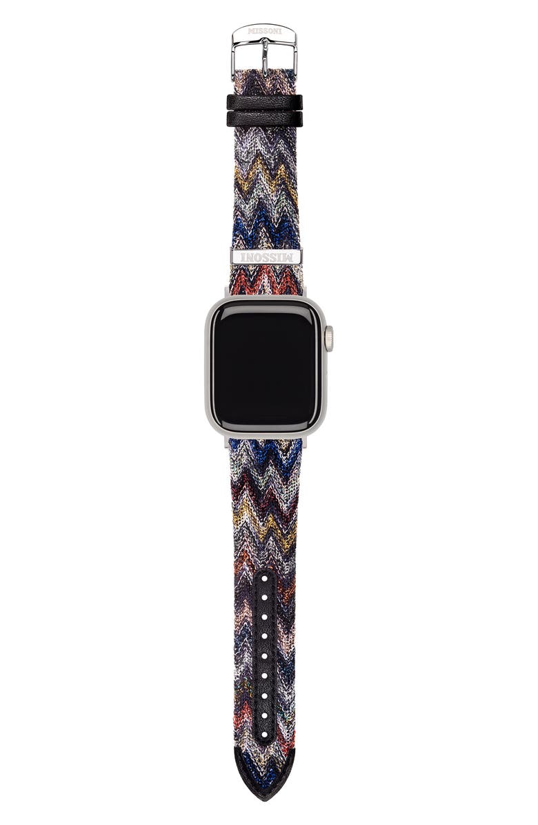 Missoni Authentic Zigzag Knit 24mm Apple Watch<sup>®</sup> Watchband, Alternate, color,