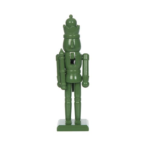 Solid Green Nutcracker