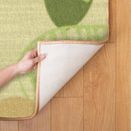 Kaplan Early Learning Company Sense Of Place Leaf Carpet In Green