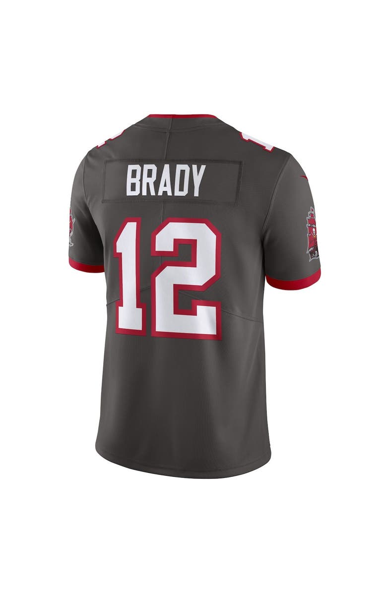 Nike Men's Nike Tom Brady Pewter Tampa Bay Buccaneers Alternate Vapor Untouchable Limited Jersey, Alternate, color, 