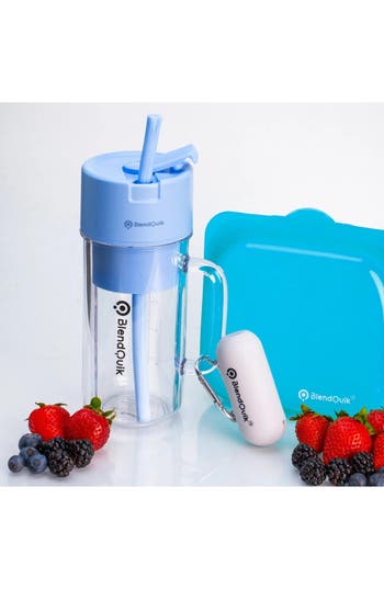 Blendquik Complete Portable Blender Set In Sky Blue