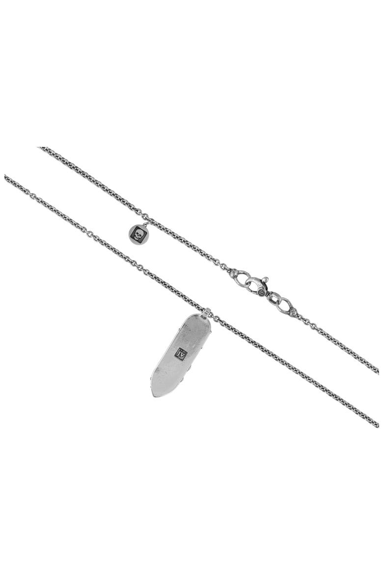 Men's Gothic Pendant Necklace, Alternate, color, SILVER