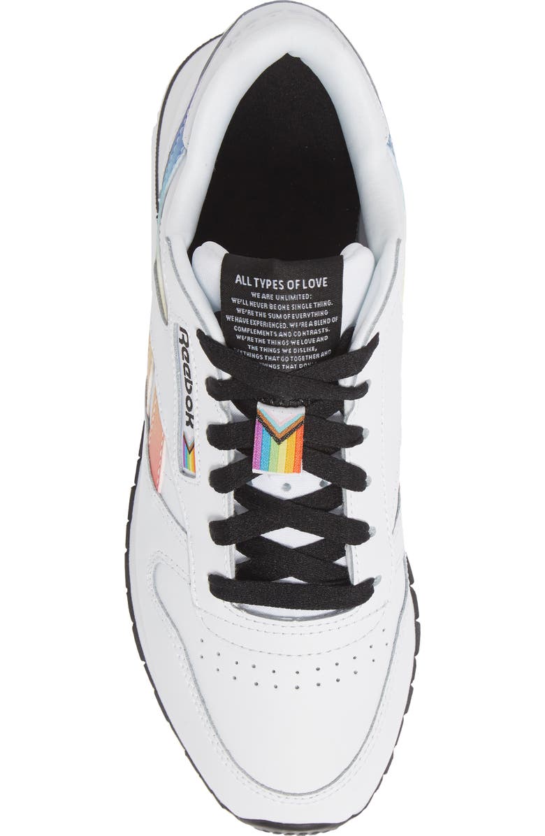 Reebok All Types of Love Classic Leather Sneaker, Alternate, color,