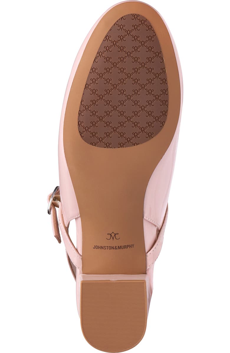 Johnston & Murphy Sienna Mary Jane Slingback Pump, Alternate, color, Blush Patent Leather