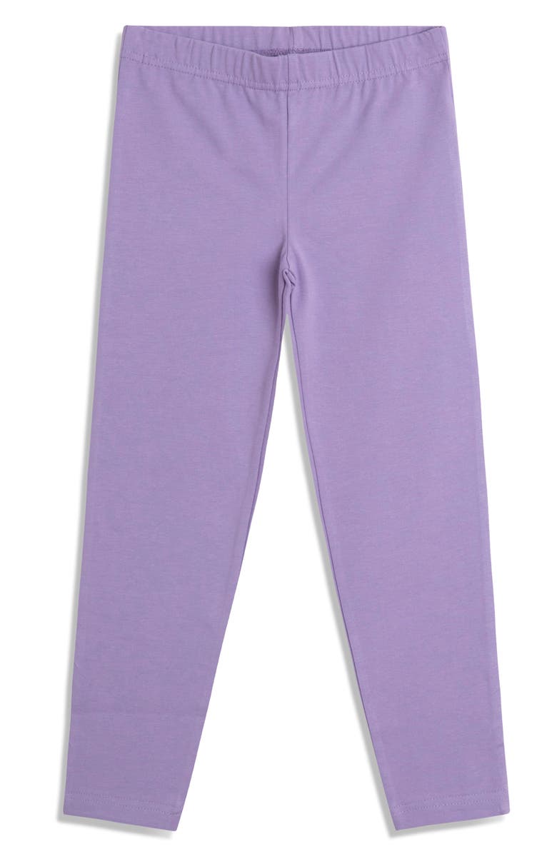 JOJO MAMAN BEBE Kids' Embroidered Fairy Tulle Accent Sweatshirt & Leggings Set, Alternate, color, Raspberry