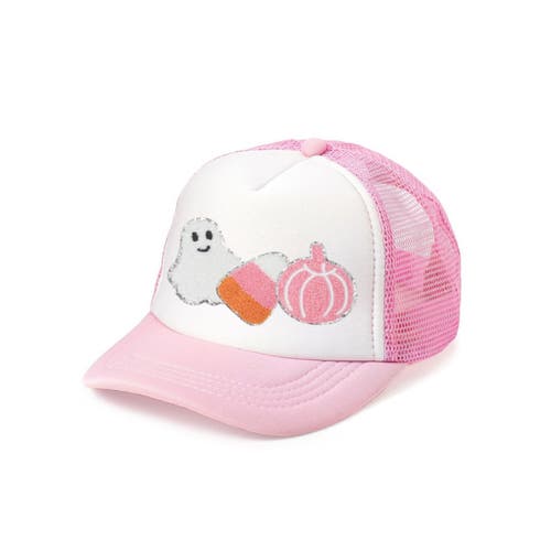 Sweet Wink Halloween Treats Patch Trucker Hat In Multi