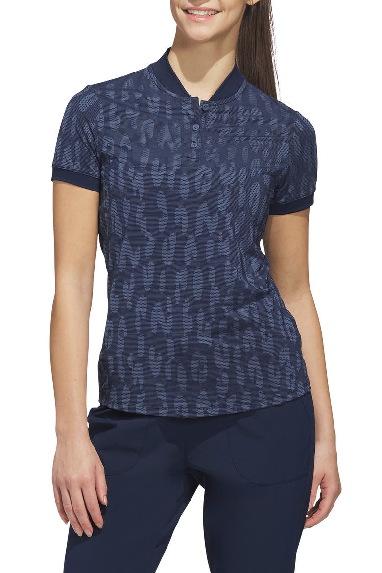 Ultimate365+ Jacquard Polo, Main, color, COLLEGIATE NAVY/ PRELOVED INK