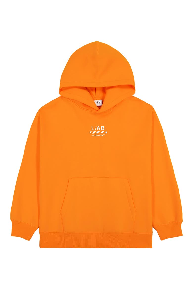 Kids' Core Diag Hoodie, Main, color, ORANGE TIGER