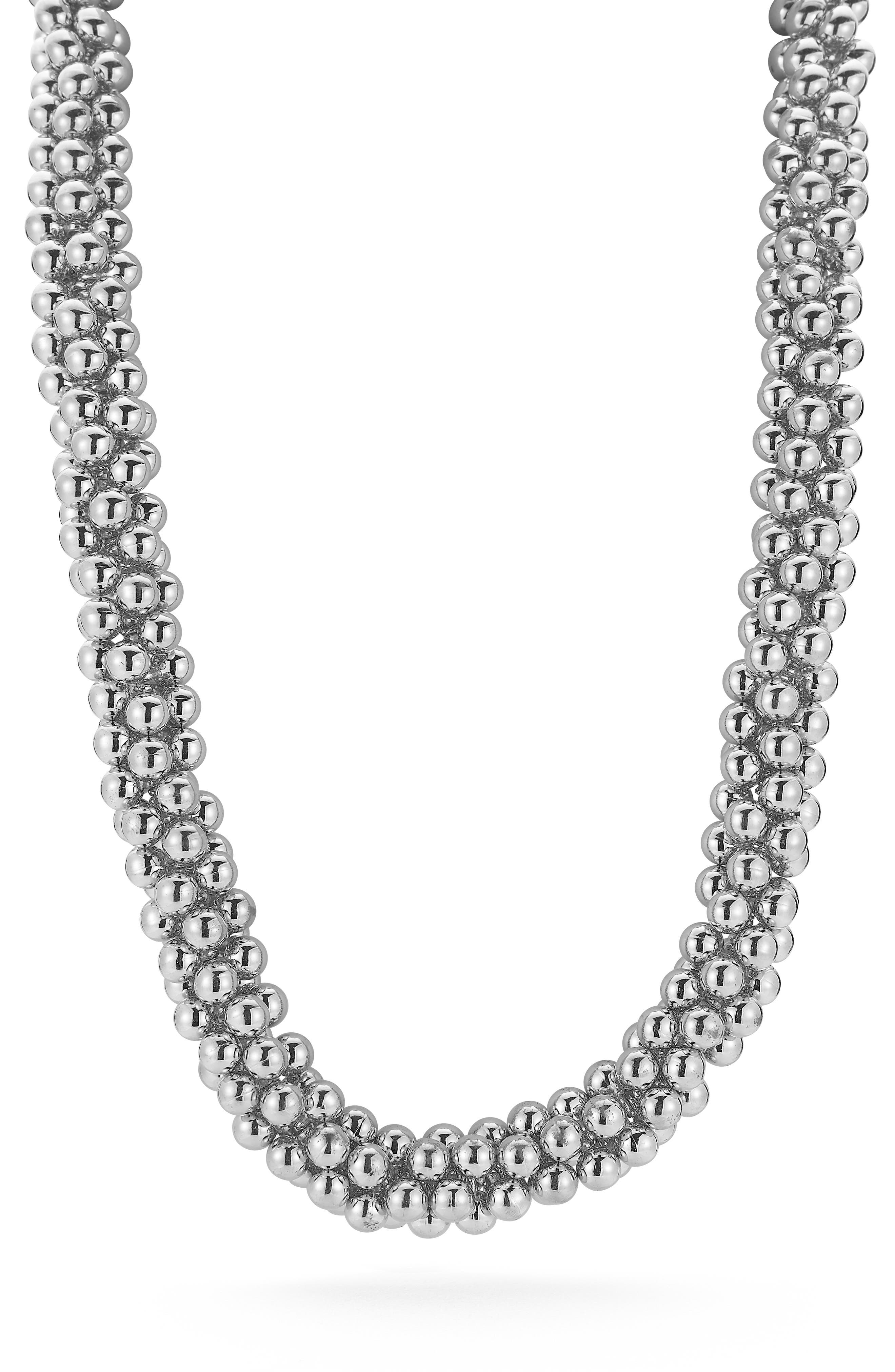 Multi Ball Collar Necklace