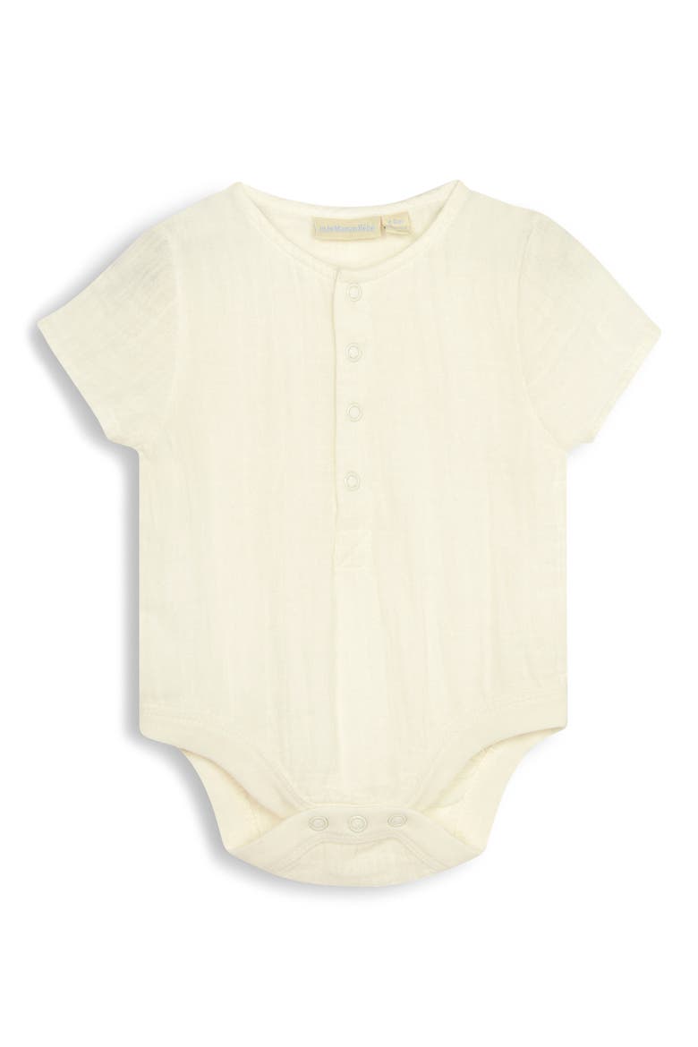 Cotton Bodysuit & Shortalls Set, Alternate, color, BLUE