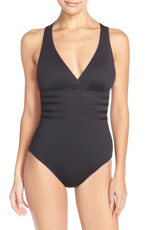 Cross Back One-Piece Swimsuit
