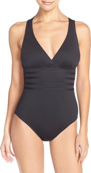 La Blanca Cross Back One-Piece Swimsuit