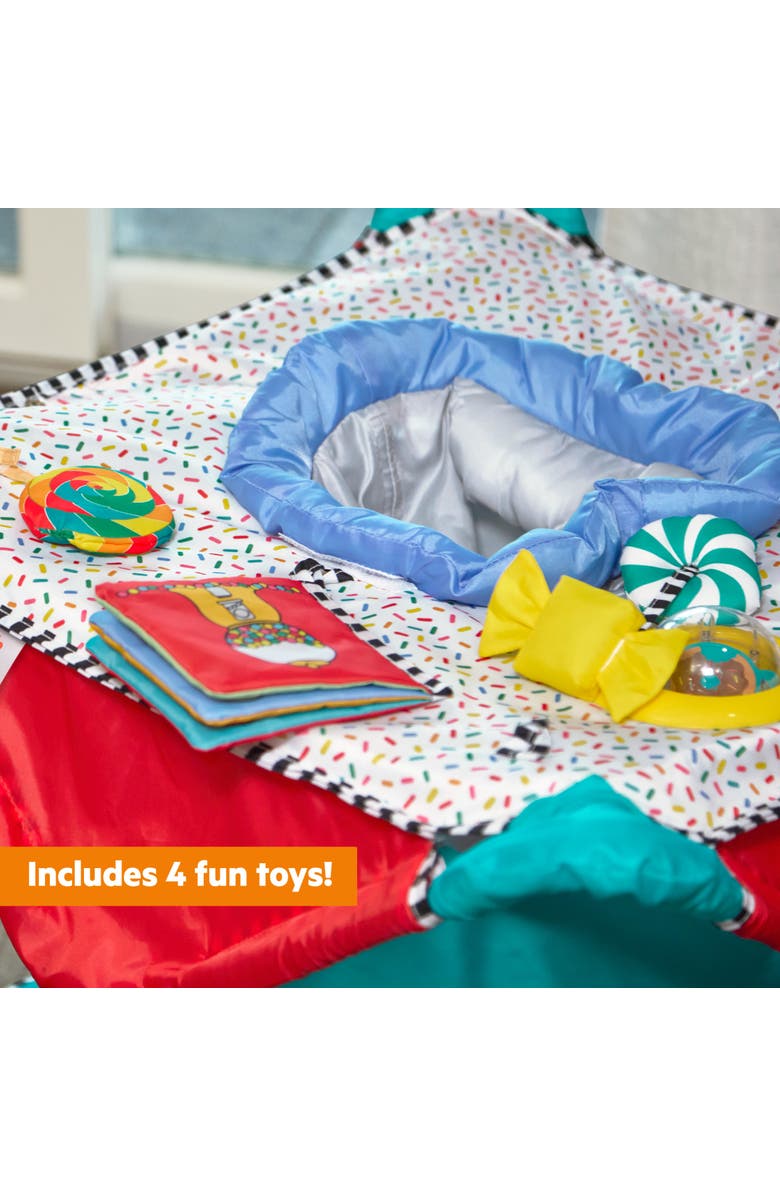 BRIGHT STARTS Pop 'N Jump Portable Activity Jumper, Alternate, color, Red