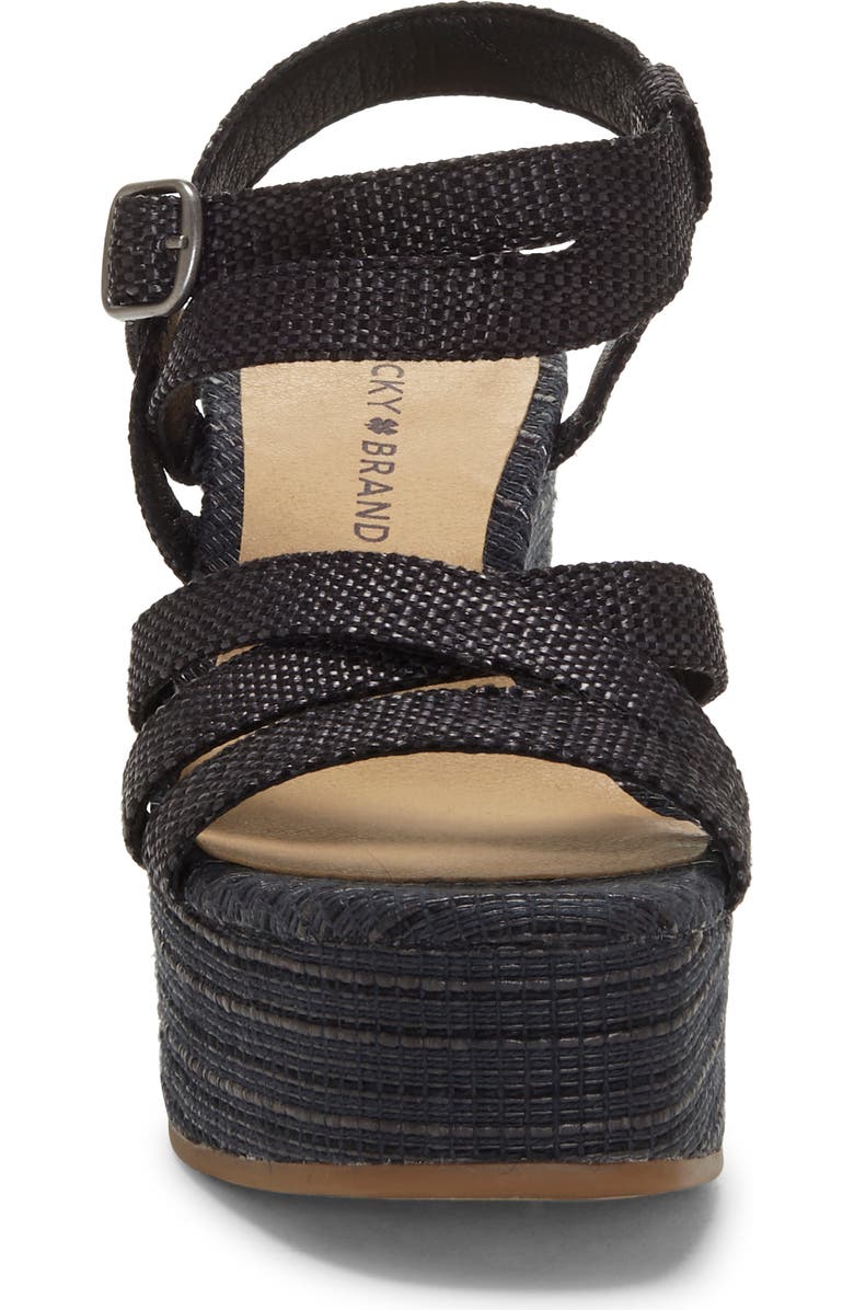 Lucky Brand Carlisha Platform Wedge Sandal, Alternate, color,