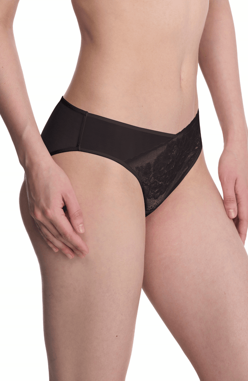 Natori Flora Lace Bikini Panty In Black
