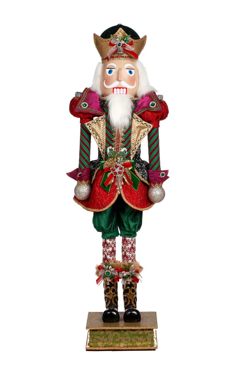 Mark Roberts Traditional Nutcracker, Large, Main, color, Red