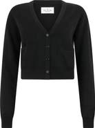 PHILIPP PLEIN Merino Wool Cardigan Jacquard Monogram Women