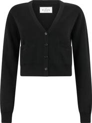 PHILIPP PLEIN Merino Wool Cardigan Jacquard Monogram Women