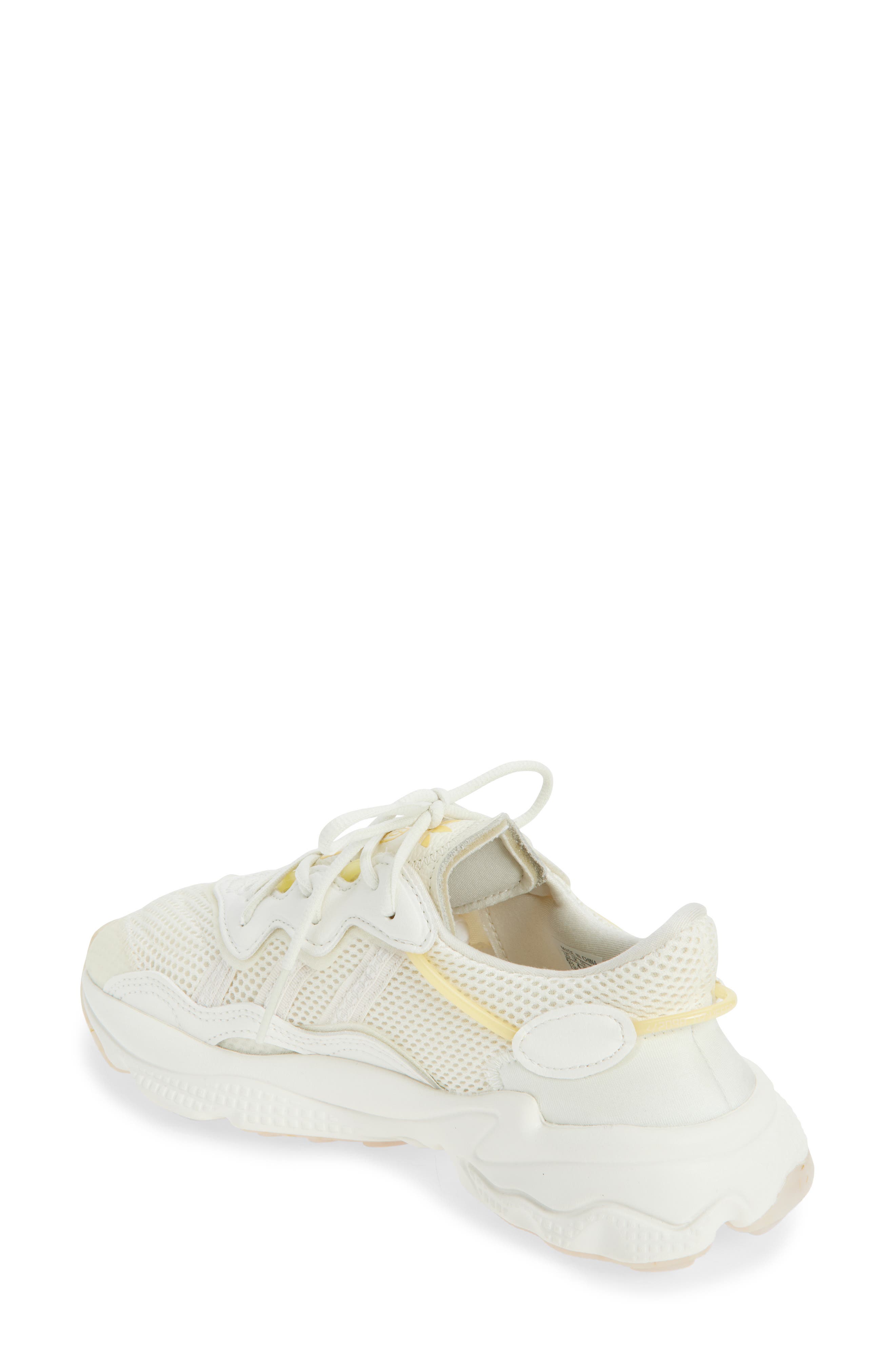 adidas Ozweego Sneaker, Alternate, color, Off White/ Off White/ Purple
