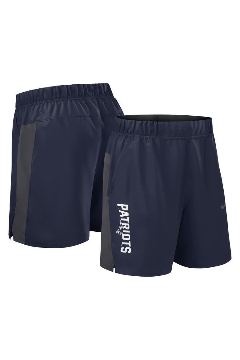 Men's Nike Navy New England Patriots Woven Victory Performance Shorts, Alternate, color, Navy