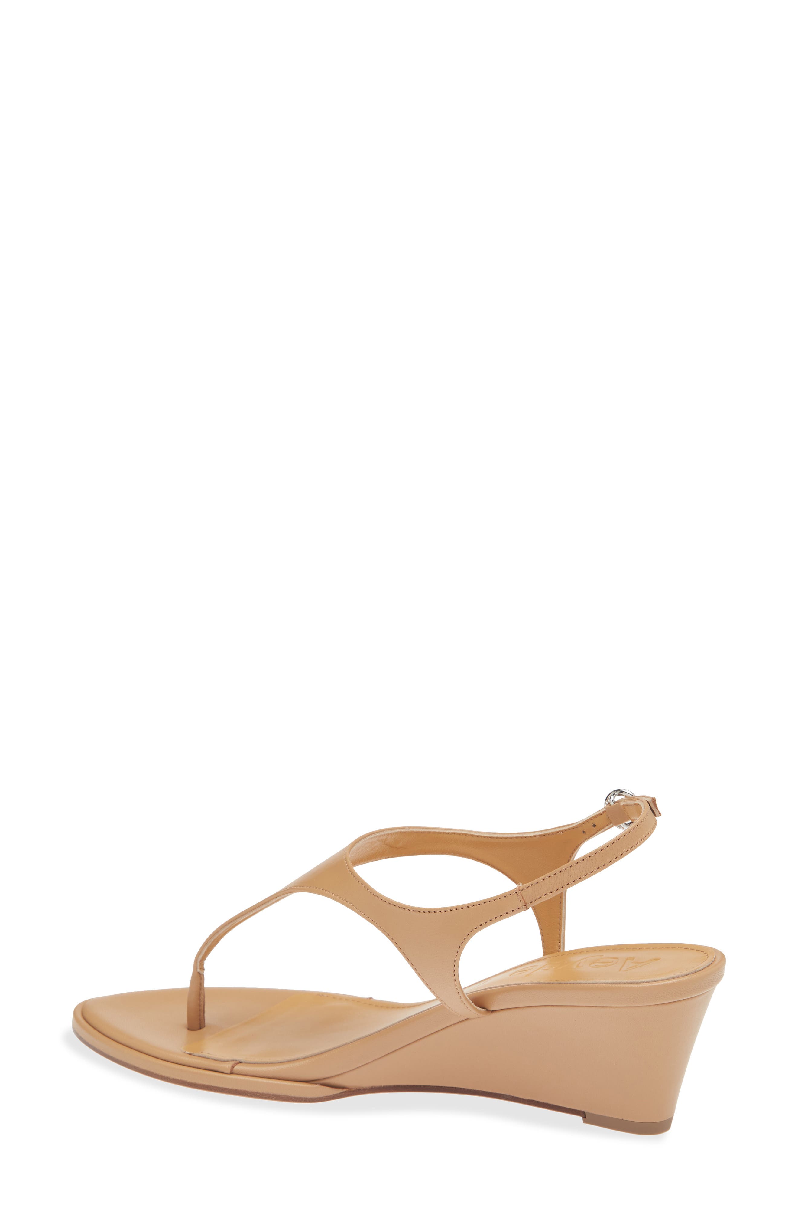 Roose Slingback Wedge Sandal, Alternate, color, HAZELNUT