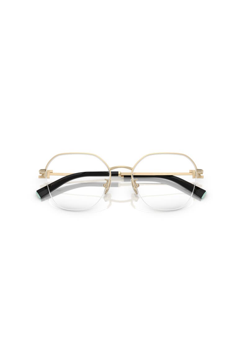 53mm Round optical glasses, Alternate, color, Gold