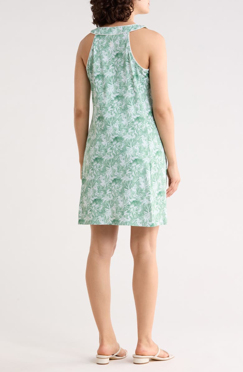 Tommy Bahama Aubrey Forte Fronds IslandZone<sup>®</sup> Sleeveless Dress, Alternate, color, Granite Green