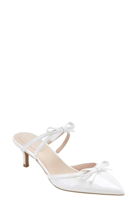 Meggin Patent Kitten Heel Mule (Women)