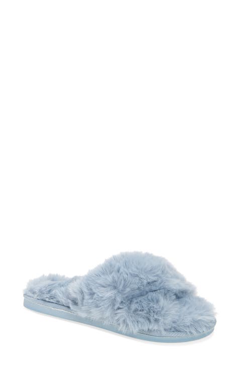 X-Band Faux Fur Slipper (Women)