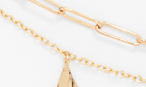 Soko Bidu Layered Anklet In Gold