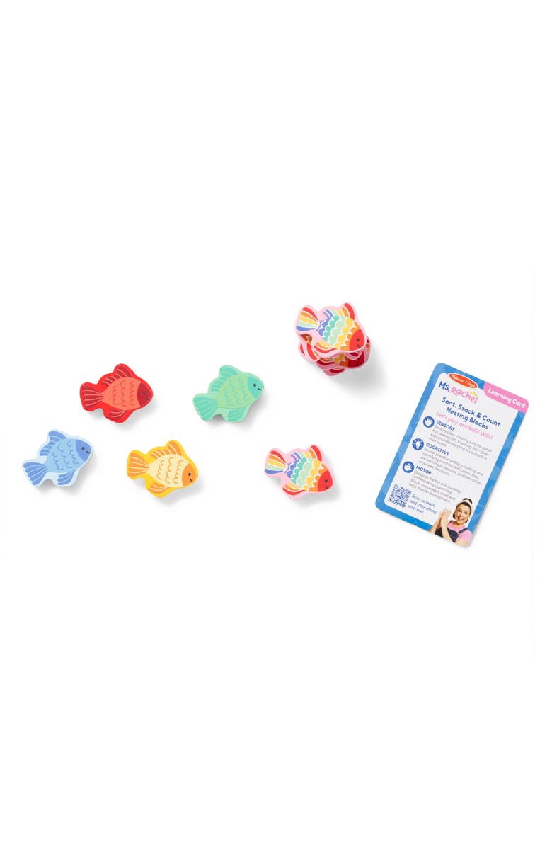 Melissa & Doug x Ms. Rachel<sup>™</sup> Sort & Count Nesting Blocks Playset, Alternate, color, 