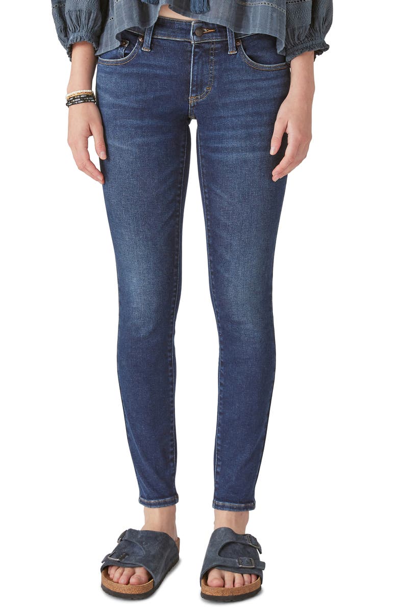 Lucky Brand Lizzie Low Rise Skinny Jeans, Main, color,