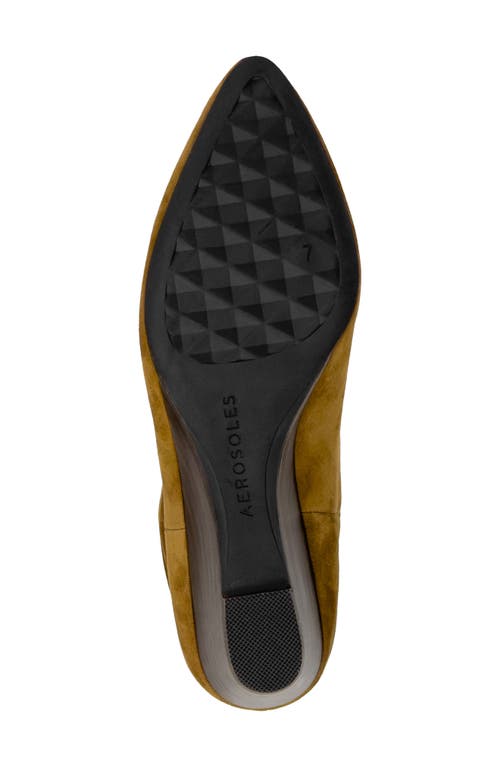 Aerosoles Carmela Wedge Bootie In Green