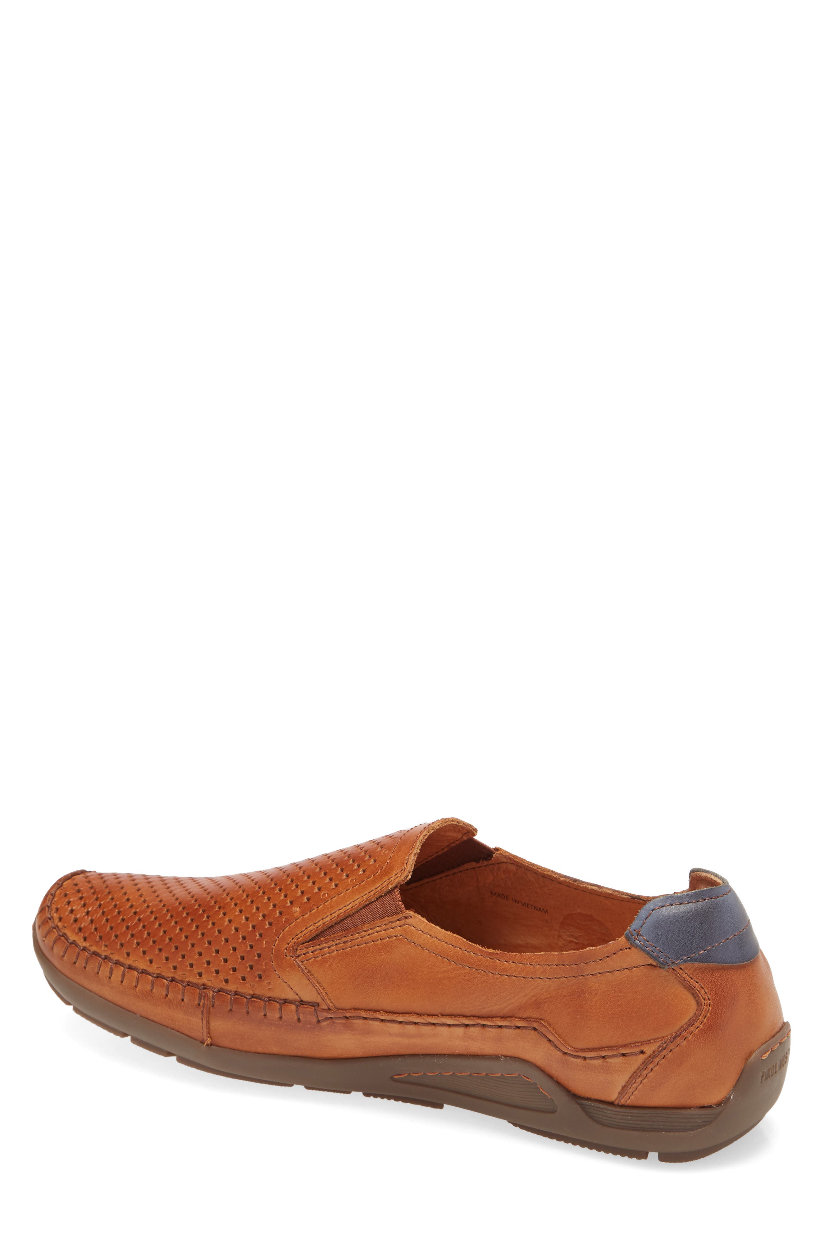 PIKOLINOS Azores Driving Shoe, Alternate, color, Brandy Leather