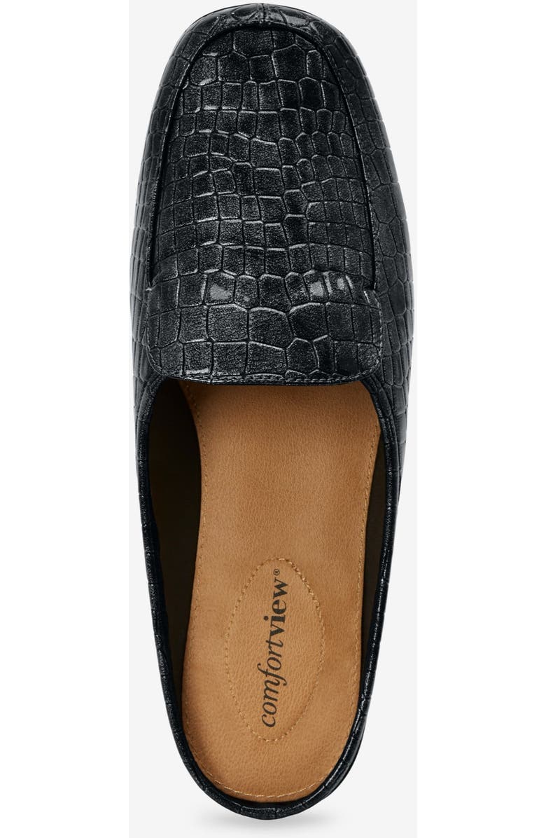 Comfortview The Estelle Slip On Mule, Alternate, color, Black